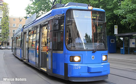 Anfahrt zum Oktoberfest - Bahnen, Bus und Tram - MVV und MVG in München